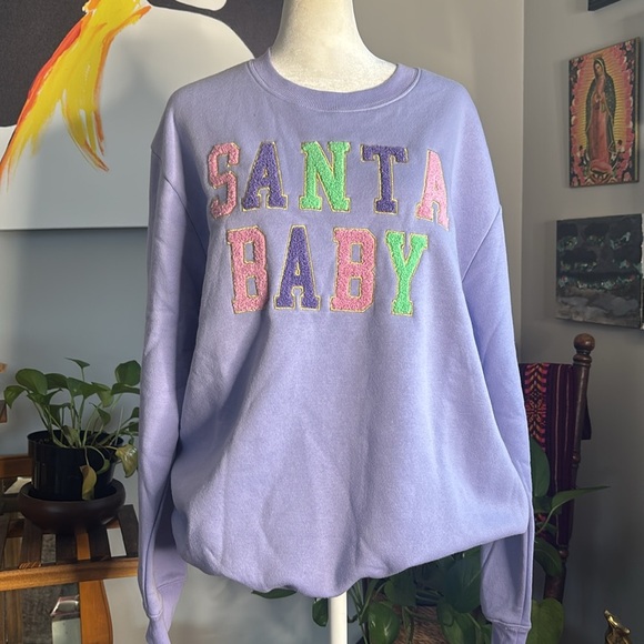 Santa Baby Sweater Size Large - Picture 2 of 6